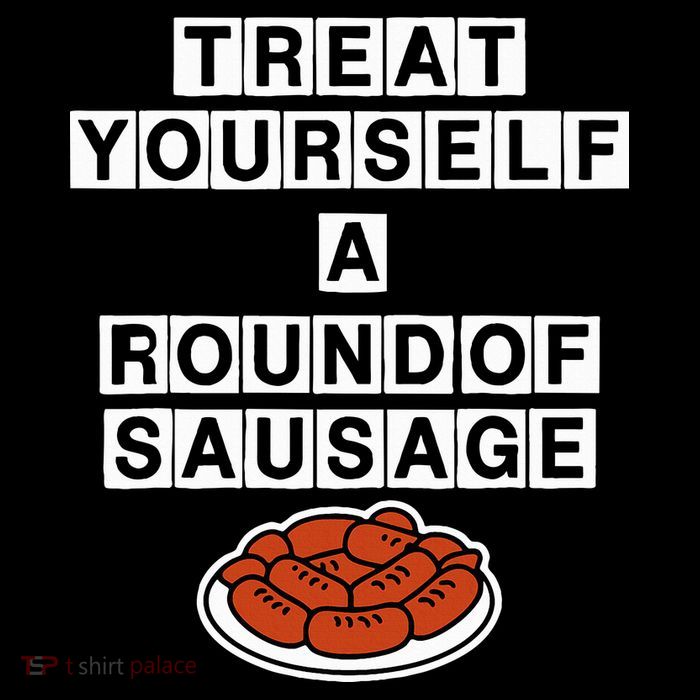 Treat Yourself A Round Of Sausage 16 in Basic Backpack
