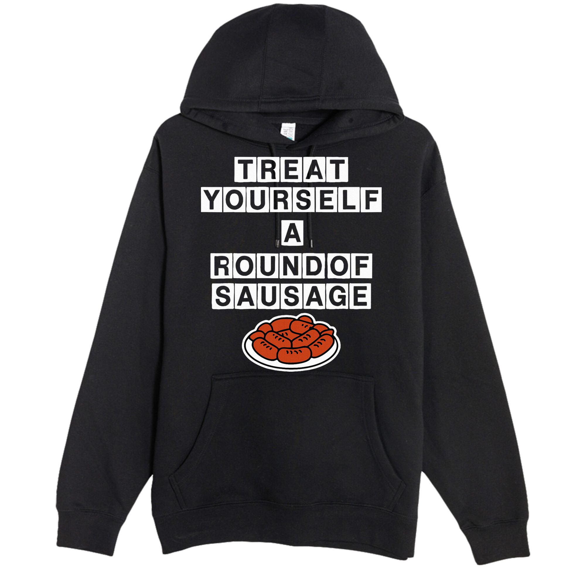 Treat Yourself A Round Of Sausage Premium Pullover Hoodie