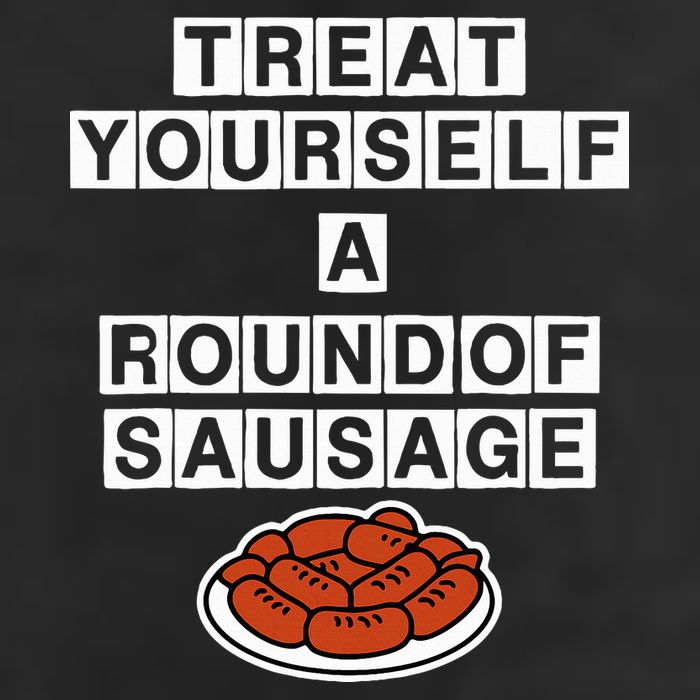 Treat Yourself A Round Of Sausage 12oz Stainless Steel Coffee Mug