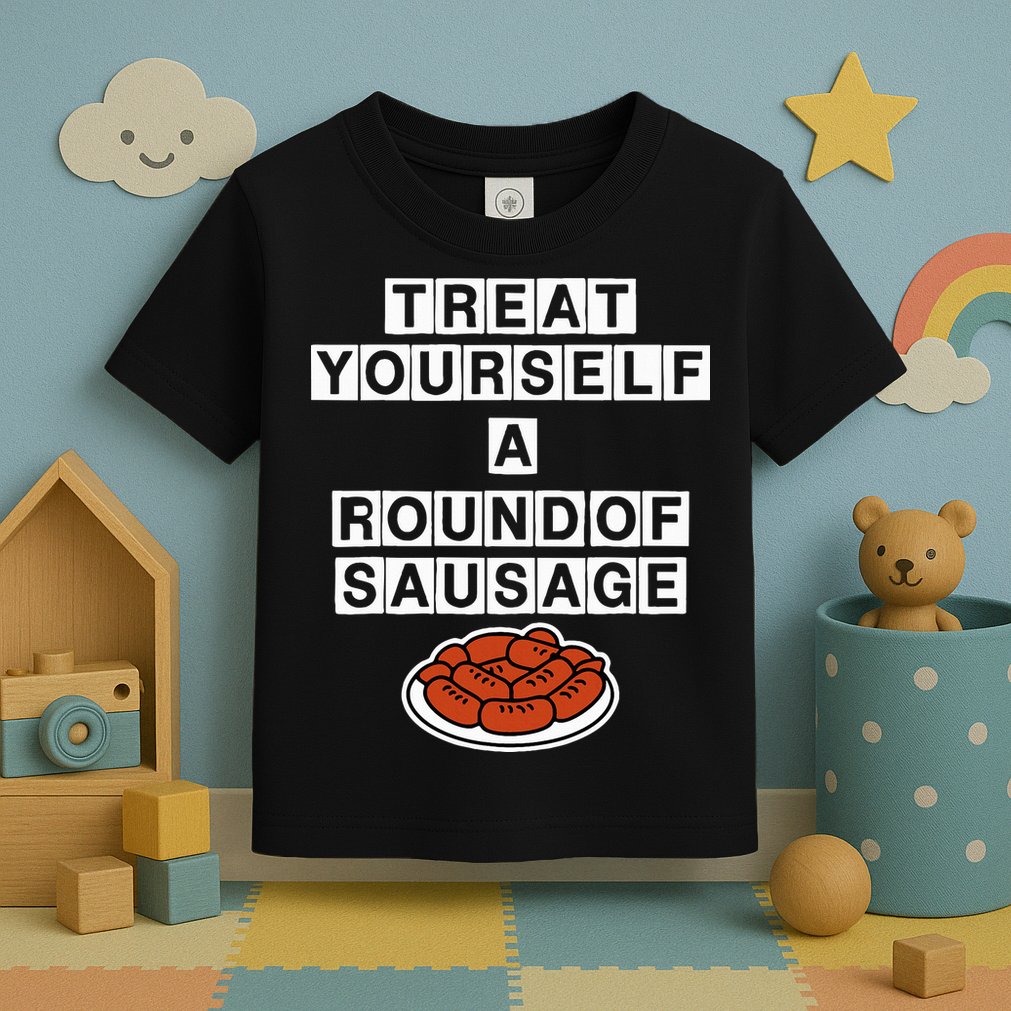 Treat Yourself A Round Of Sausage Toddler T-Shirt