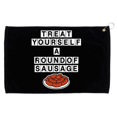 Treat Yourself A Round Of Sausage Grommeted Golf Towel