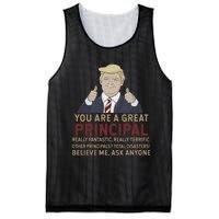 Trump You Are A Great Great Principal Mesh Reversible Basketball Jersey Tank