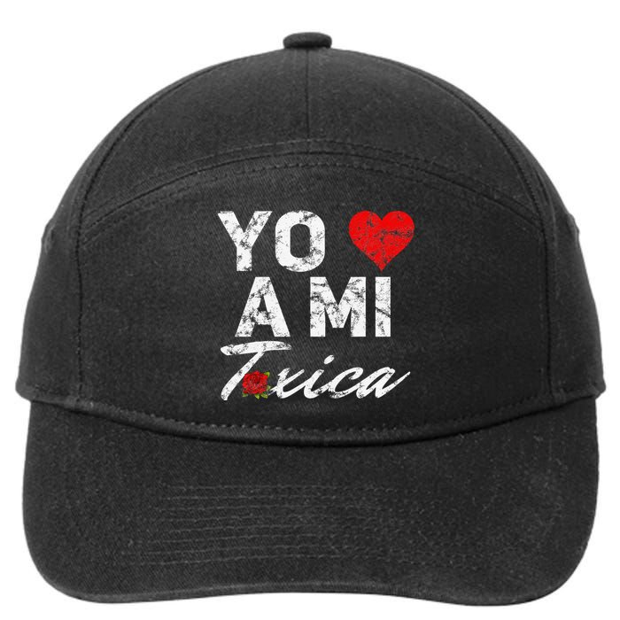 Toxica Yo Amo A Mi Toxica 7-Panel Snapback Hat