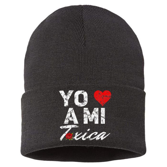 Toxica Yo Amo A Mi Toxica Sustainable Knit Beanie