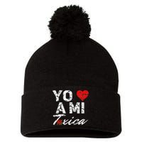 Toxica Yo Amo A Mi Toxica Pom Pom 12in Knit Beanie