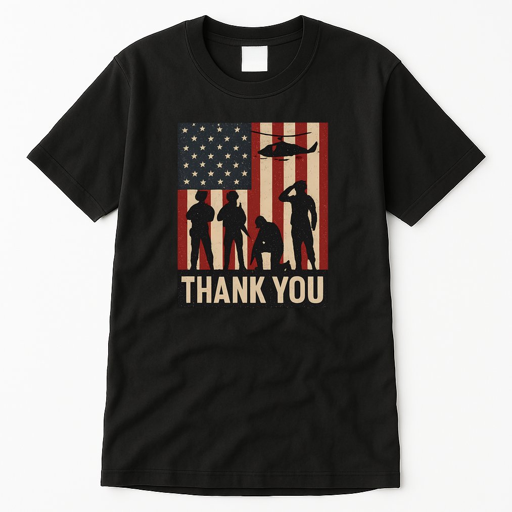 Thank You - American Heroes Tall T-Shirt