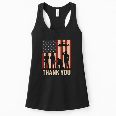 Thank You - American Heroes Womens Tank Top