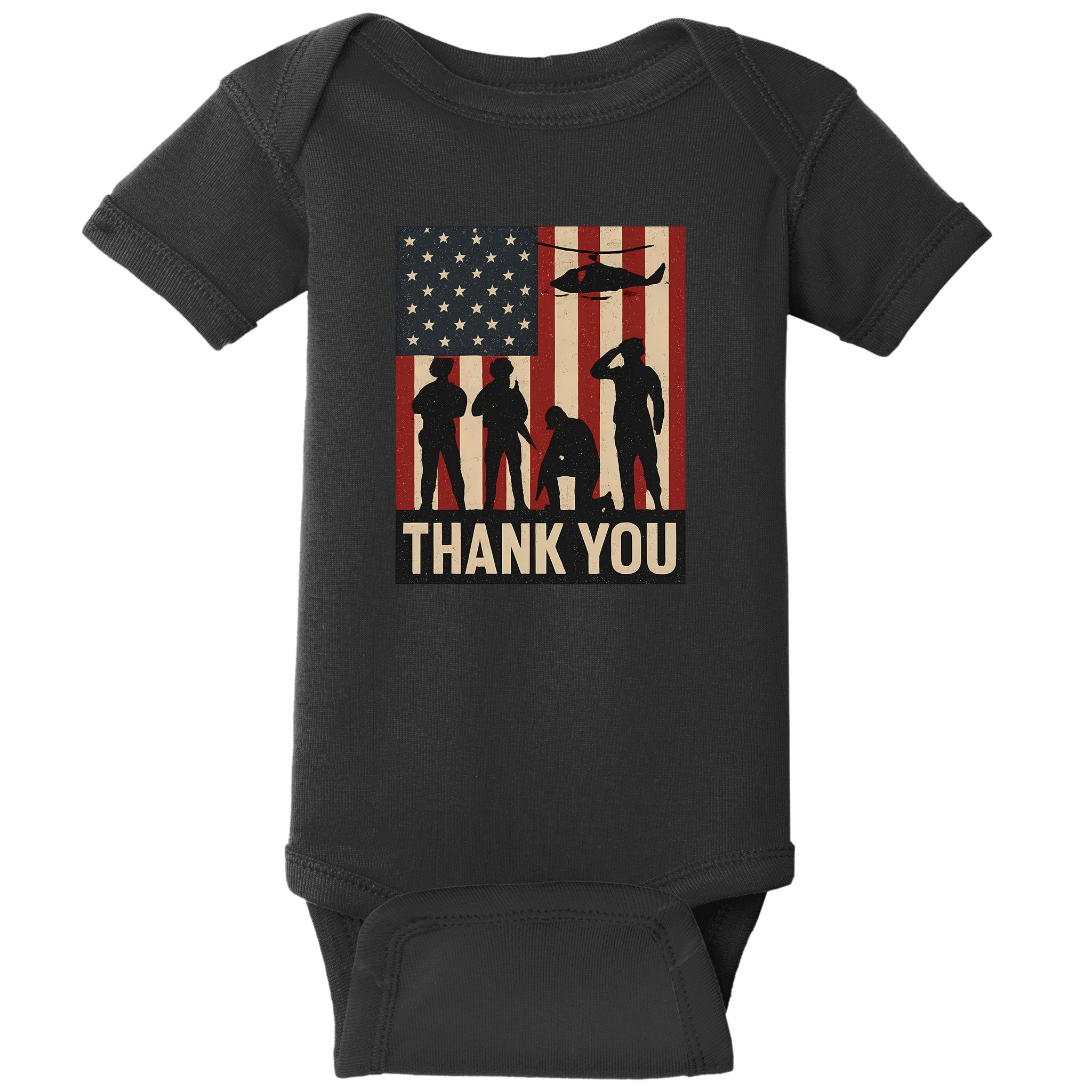 Thank You - American Heroes Baby Bodysuit