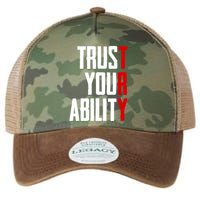 Trust Your Ability Try Legacy Tie Dye Trucker Hat