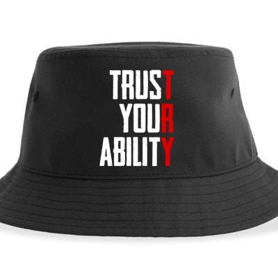 Trust Your Ability Try Sustainable Bucket Hat