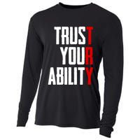 Trust Your Ability Try Cooling Performance Long Sleeve Crew