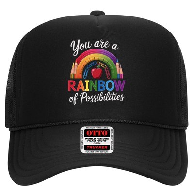 Teacher You are a rainbow of possibilities Teaching Trucker Hat