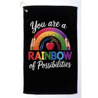 Teacher You are a rainbow of possibilities Teaching Golf Towel