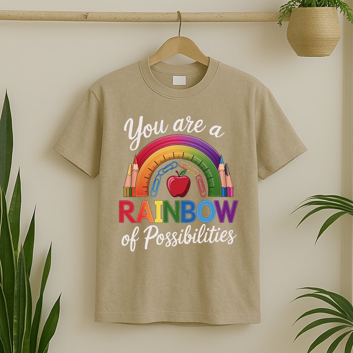Teacher You are a rainbow of possibilities Teaching T-Shirt