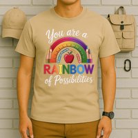 Teacher You are a rainbow of possibilities Teaching T-Shirt