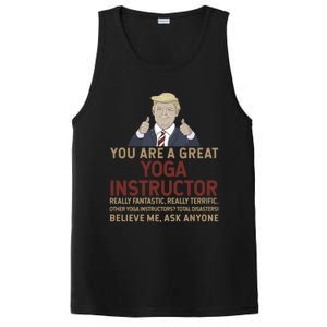 Trump You Are A Great Great Yoga Instructor Cool Gift PosiCharge Competitor Tank