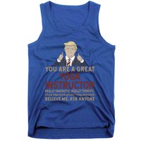 Trump You Are A Great Great Yoga Instructor Cool Gift Tank Top