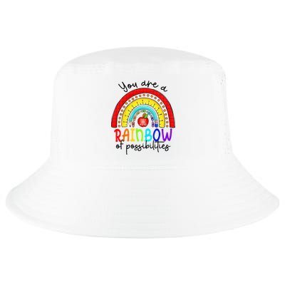 Teacher You are a rainbow of possibilities Cool Comfort Performance Bucket Hat