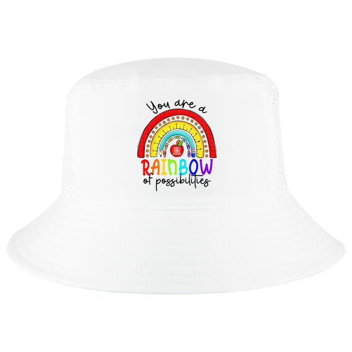 Teacher You are a rainbow of possibilities Cool Comfort Performance Bucket Hat