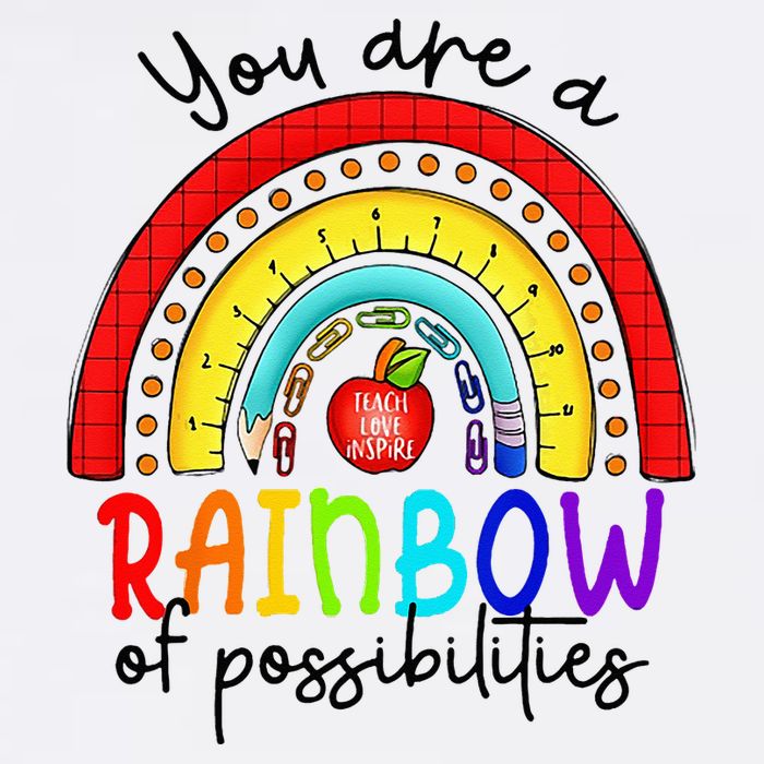 Teacher You are a rainbow of possibilities Cool Comfort Performance Bucket Hat