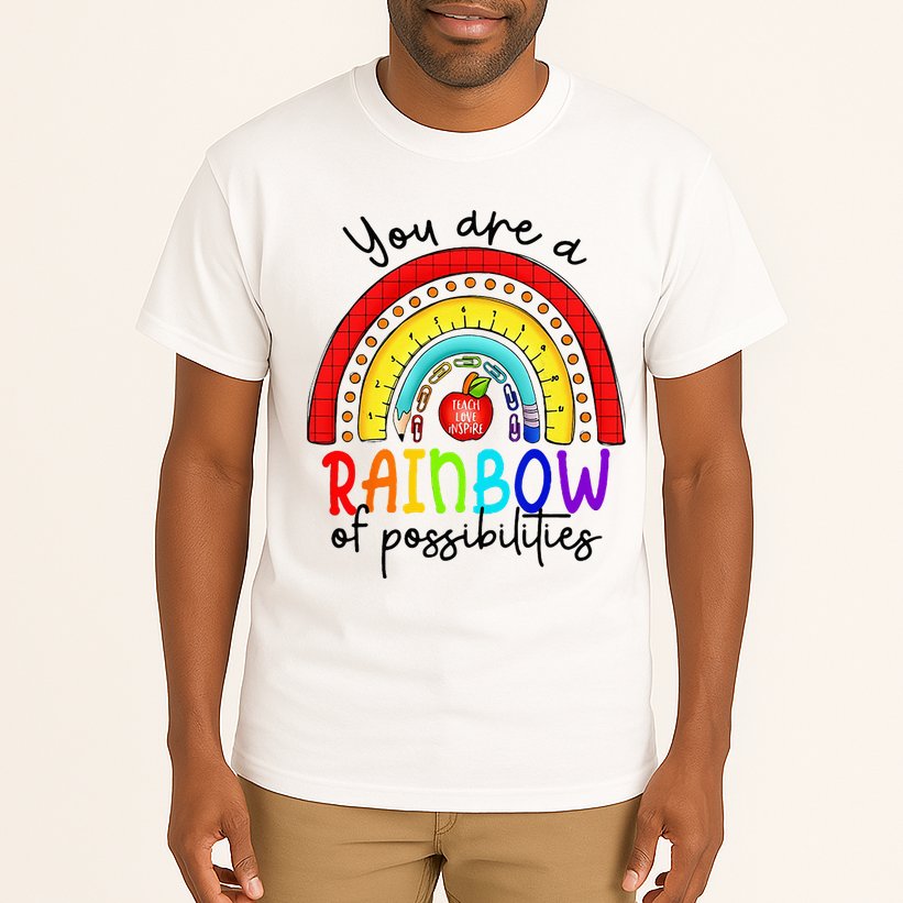 Teacher You are a rainbow of possibilities Tall T-Shirt