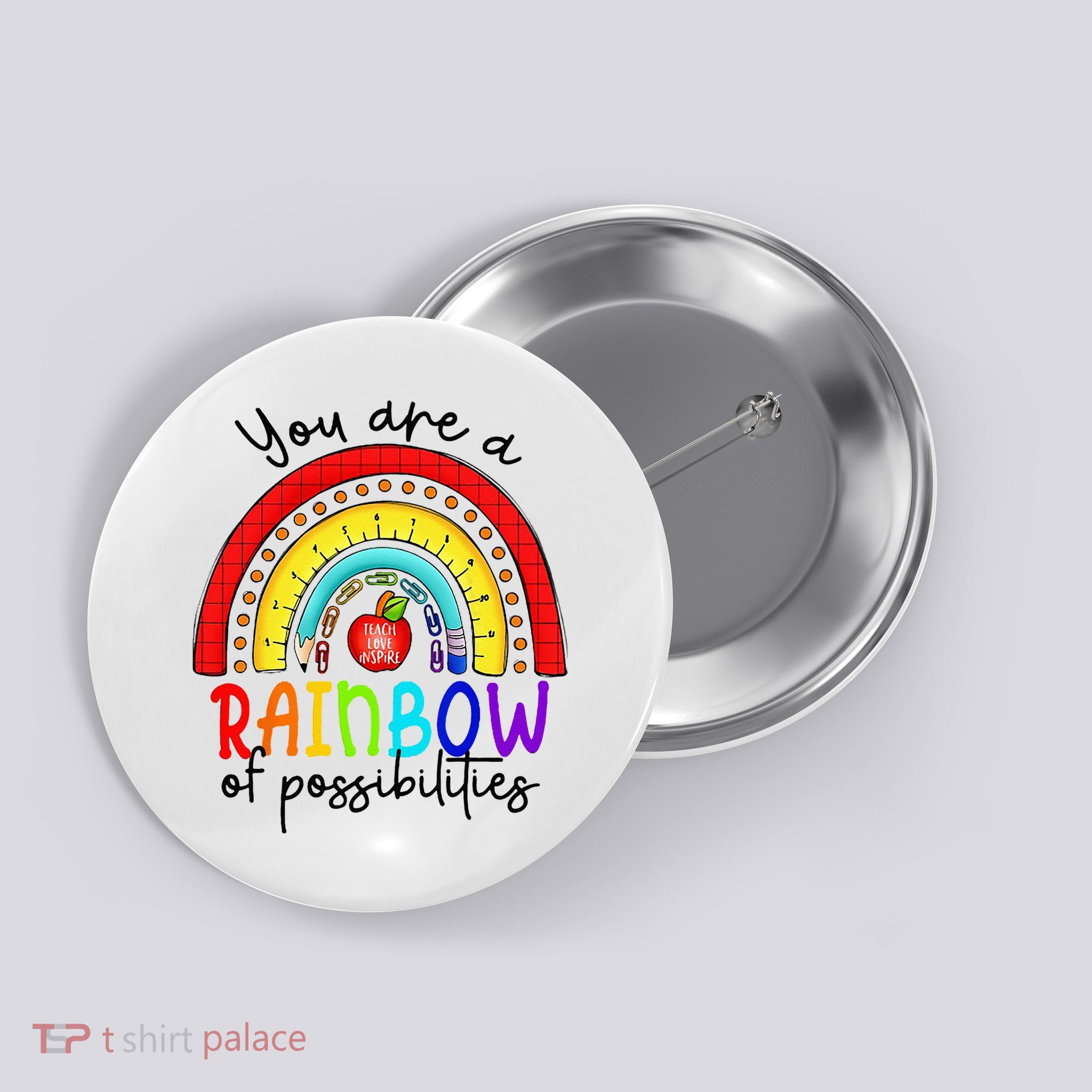 Teacher You are a rainbow of possibilities Button