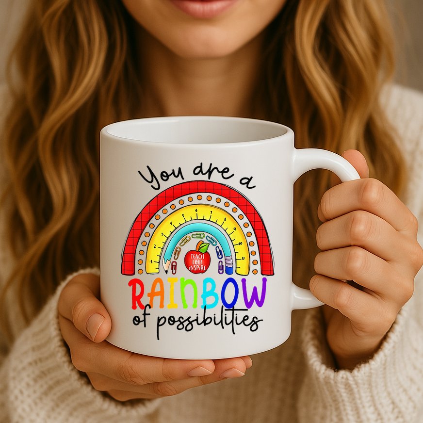 Teacher You are a rainbow of possibilities Mug