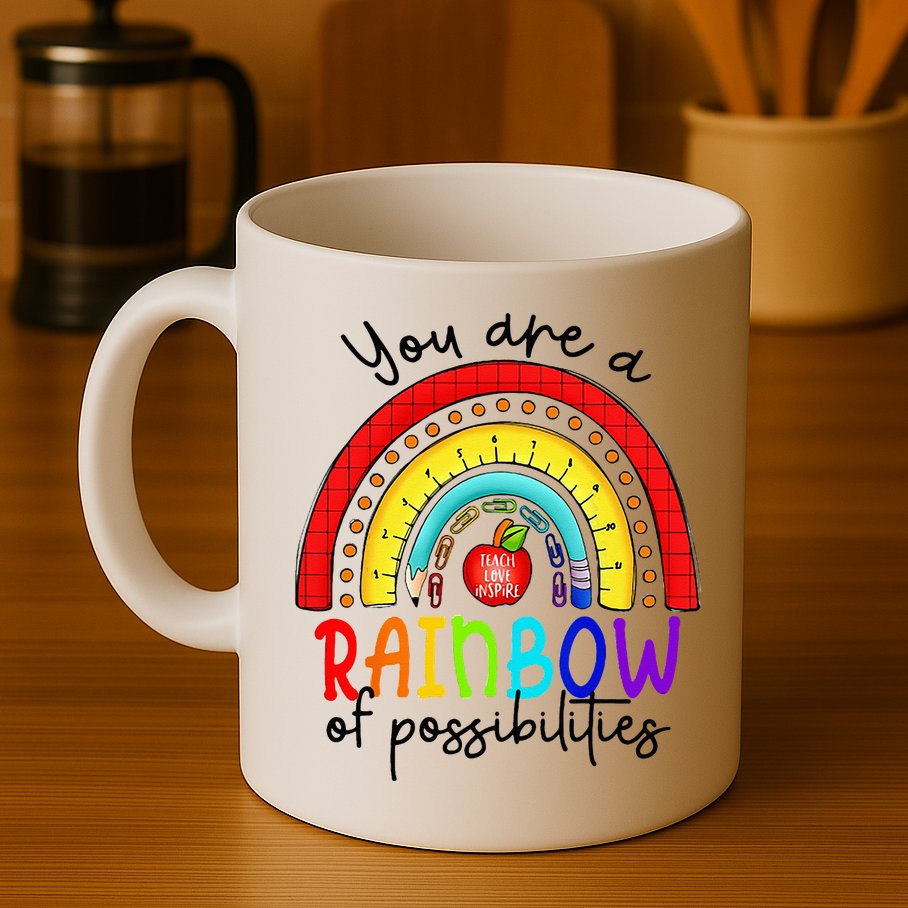 Teacher You are a rainbow of possibilities Mug