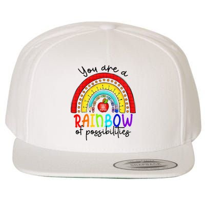 Teacher You are a rainbow of possibilities Wool Snapback Cap