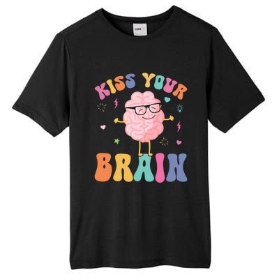 Teacher Your Brain Student Cute Funny Back To School Gift Tall Fusion ChromaSoft Performance T-Shirt