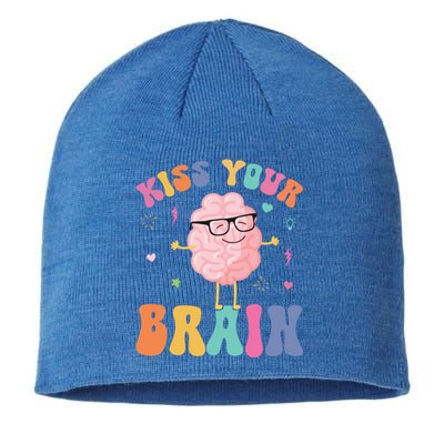 Teacher Your Brain Student Cute Funny Back To School Gift Sustainable Beanie