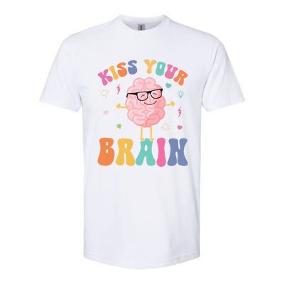 Teacher Your Brain Student Cute Funny Back To School Gift Softstyle CVC T-Shirt