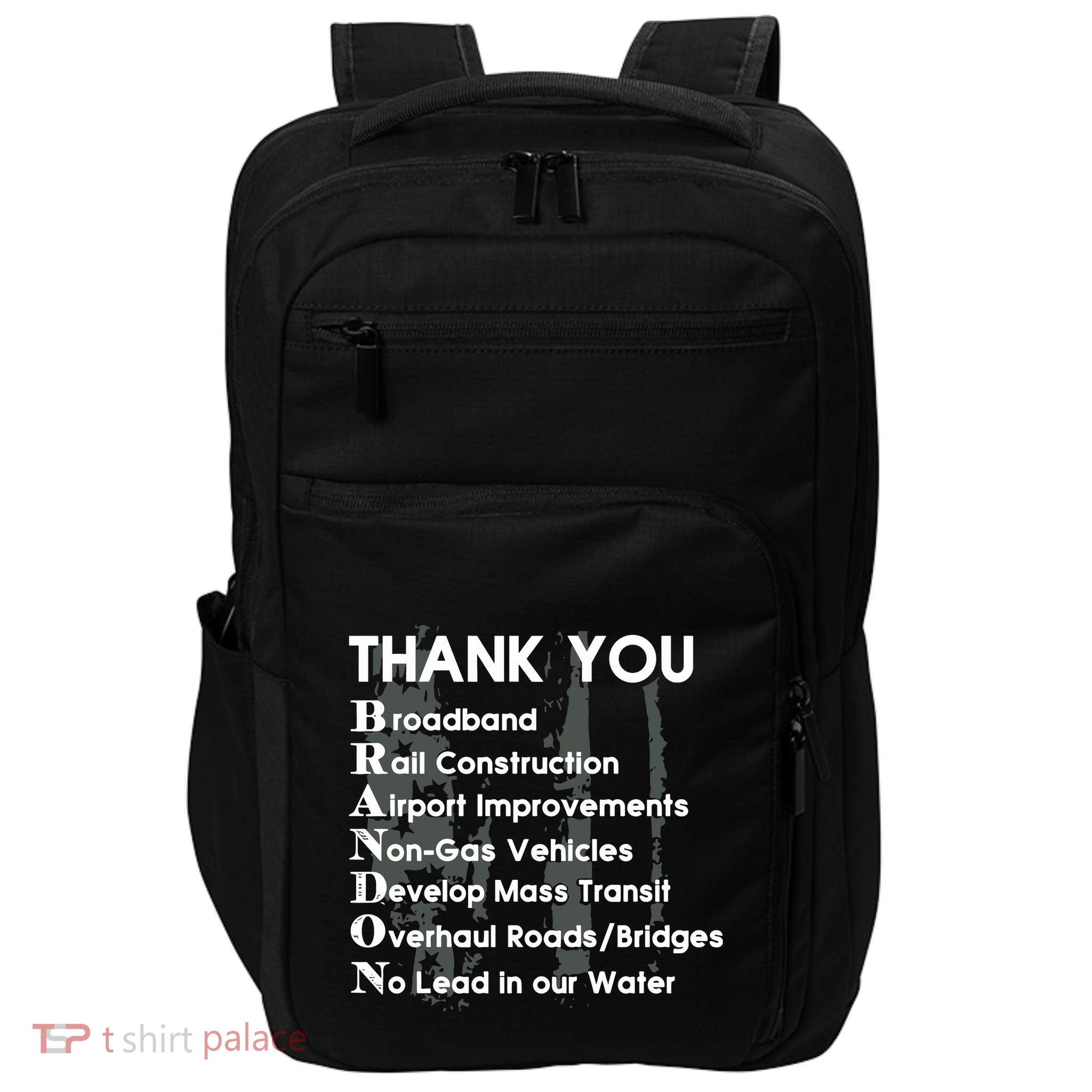 Thank You Broadband Rail Construction Airport Improvements Nongas Vehicles Limi Impact Tech Backpack