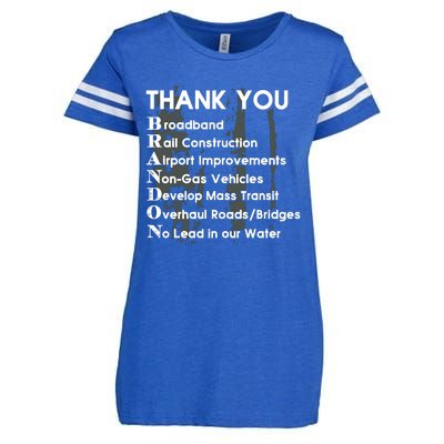 Thank You Broadband Rail Construction Airport Improvements Nongas Vehicles Limi Enza Ladies Jersey Football T-Shirt