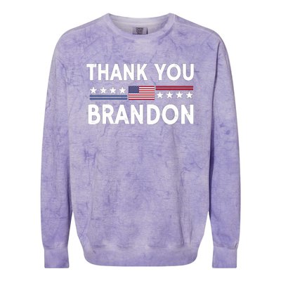 Thank You Brandon Colorblast Crewneck Sweatshirt