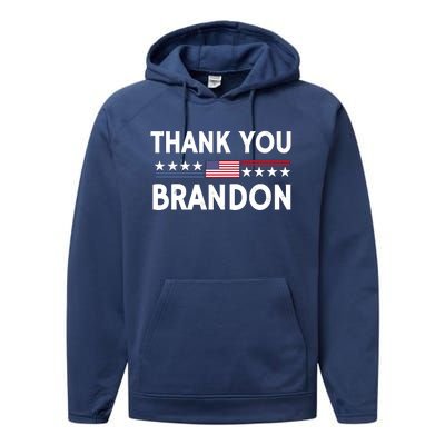 Thank You Brandon Performance Fleece Hoodie