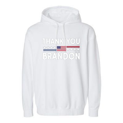 Thank You Brandon Garment-Dyed Fleece Hoodie