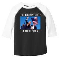 Take Your Best Shot Trump Shot Toddler Fine Jersey T-Shirt