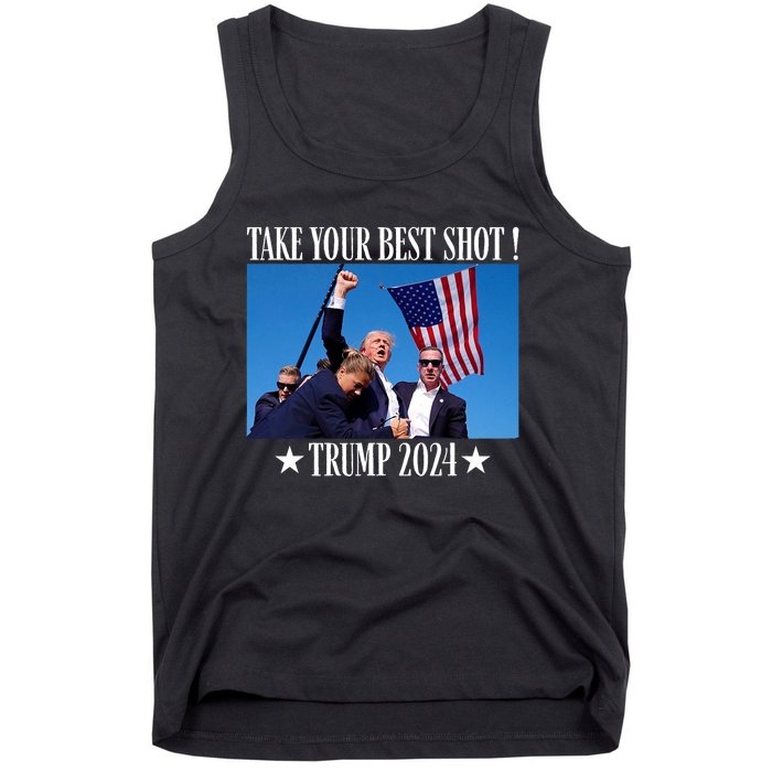 Take Your Best Shot Trump Shot Tank Top