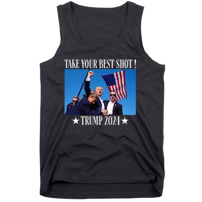 Take Your Best Shot Trump Shot Tank Top