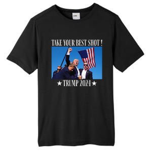 Take Your Best Shot Trump Shot Tall Fusion ChromaSoft Performance T-Shirt