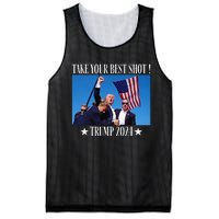 Take Your Best Shot Trump Shot Mesh Reversible Basketball Jersey Tank