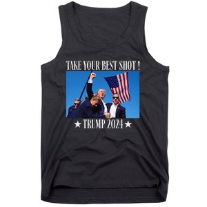 Take Your Best Shot Trump Shot Tank Top