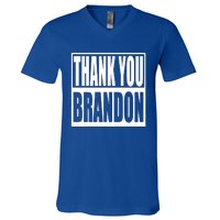 Thank You Brandon V-Neck T-Shirt