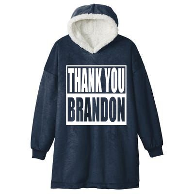 Thank You Brandon Hooded Wearable Blanket