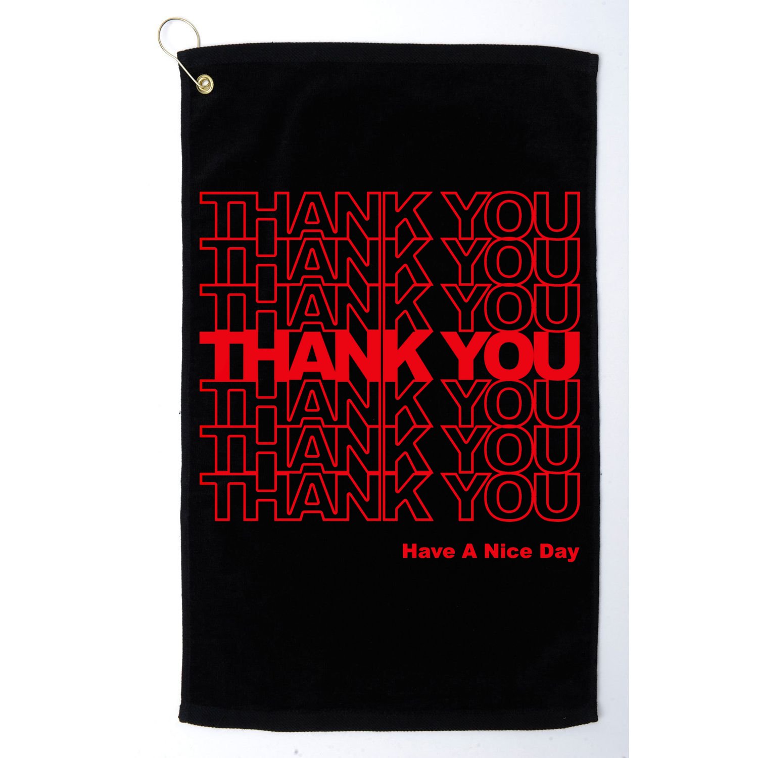 Thank You Bag Gift Golf Towel