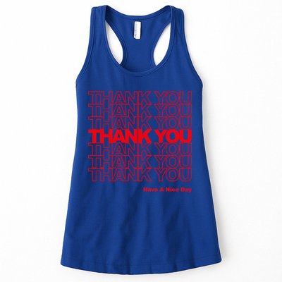 Thank You Bag Gift Womens Tank Top