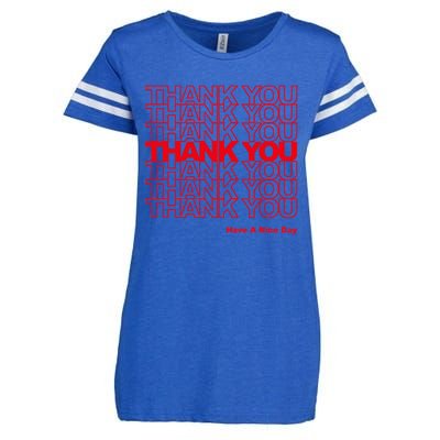 Thank You Bag Gift Enza Ladies Jersey Football T-Shirt