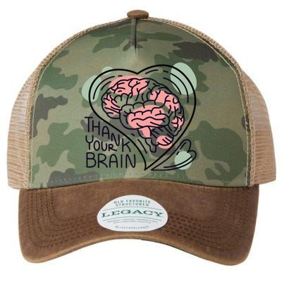 Thank Your Brain Mental Health Legacy Tie Dye Trucker Hat