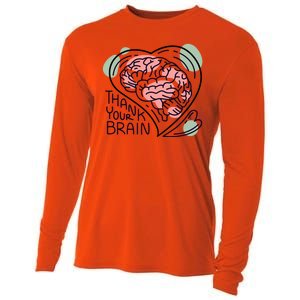 Thank Your Brain Mental Health Cooling Performance Long Sleeve Crew